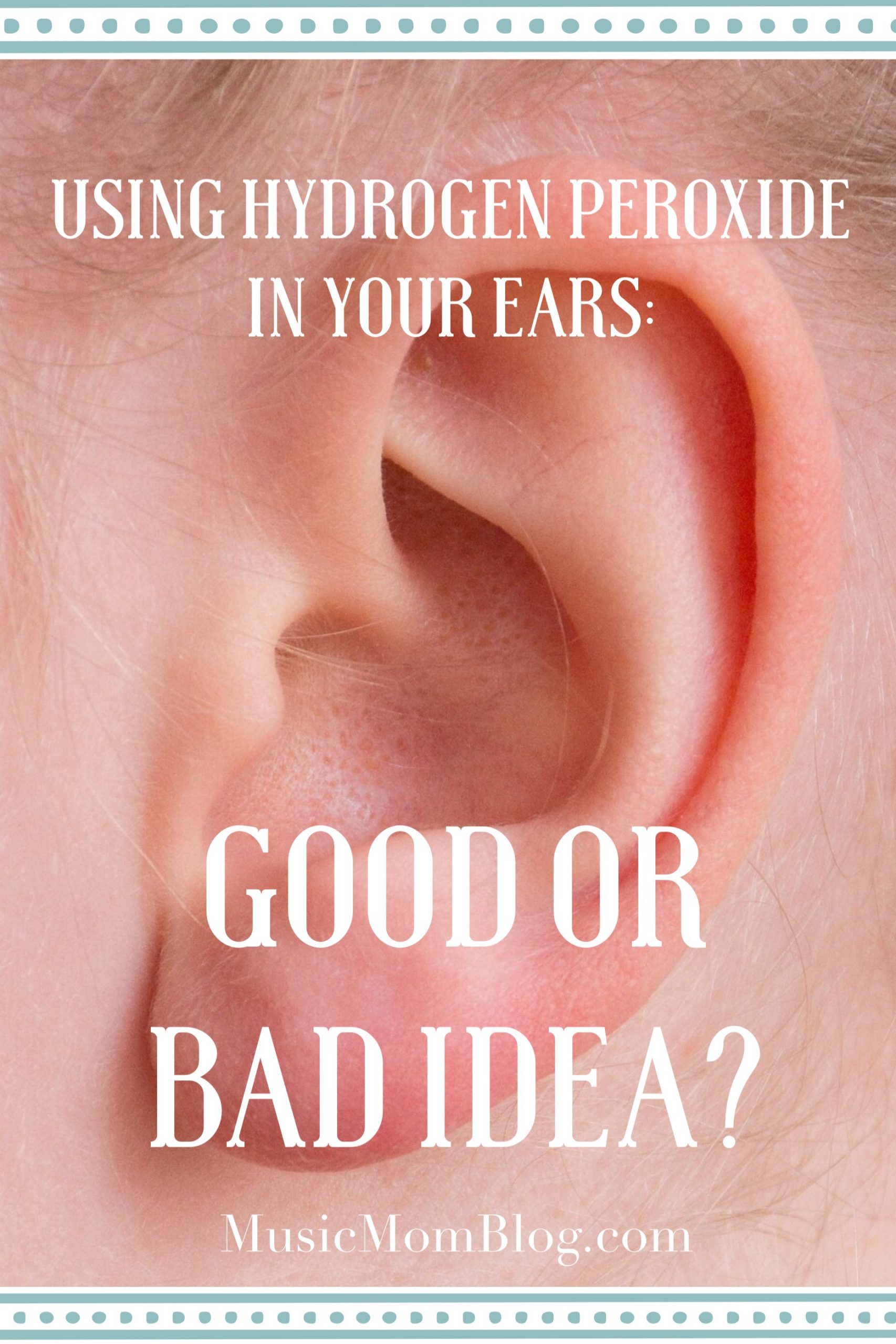 Can peroxide help ear infection