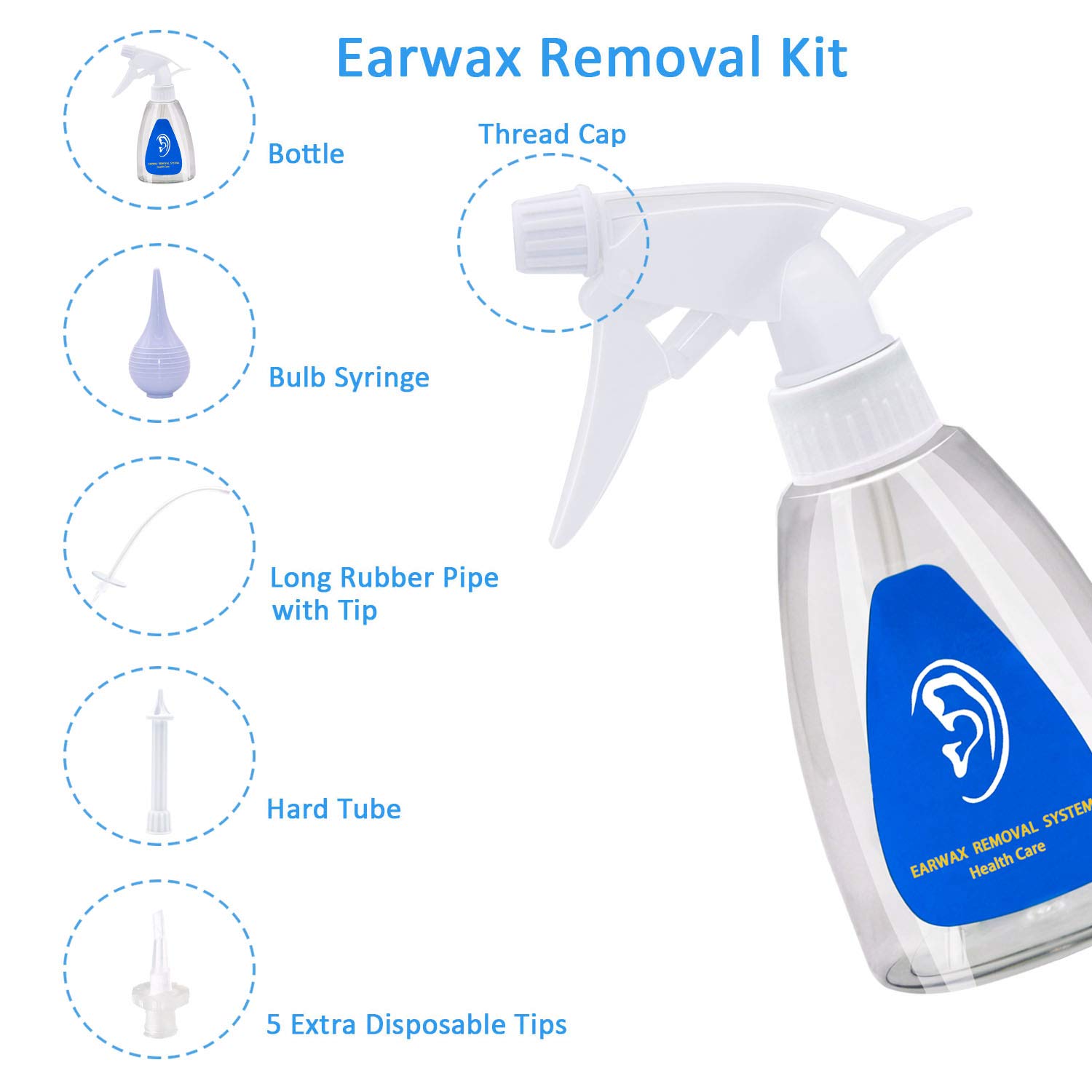 Ear Wax Cleaner Earwax Removal Kit Earwax Cleaning Tool ...