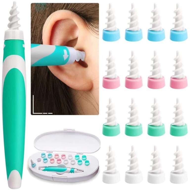 Ear Wax Removal Tool Soft Silicone Spiral Ear Cleaning 16 ...