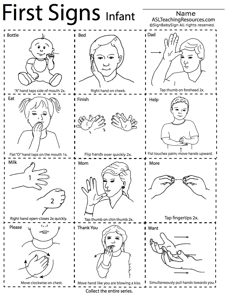 First Signs flash cards. Teaching your baby to sign has ...