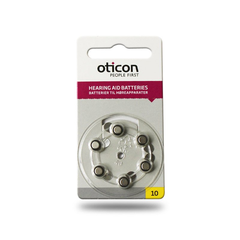 Hearing Aid Batteries by Oticon