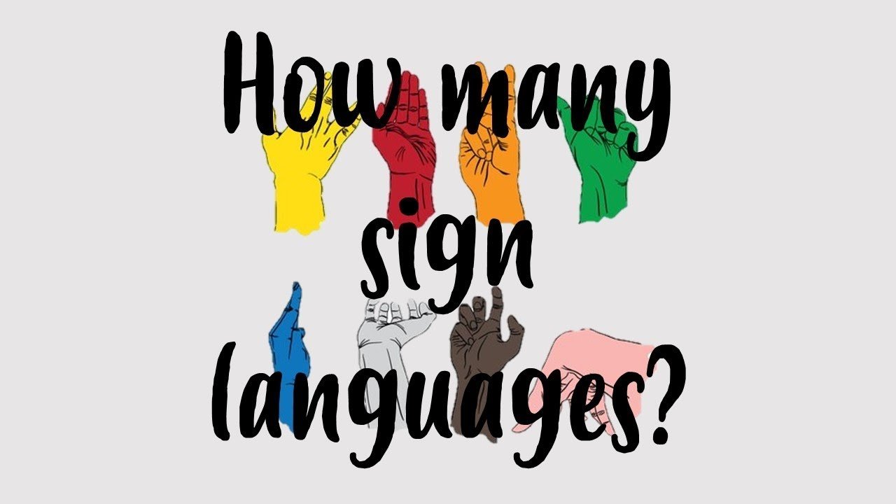 How many sign languages are there, anyway?