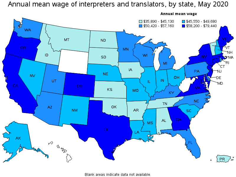 How much do interpreters make?