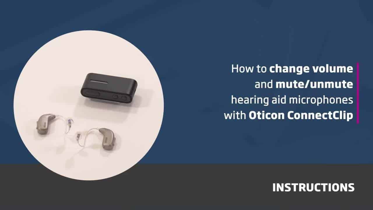 How to change volume and mute/unmute hearing aid microphones with ...