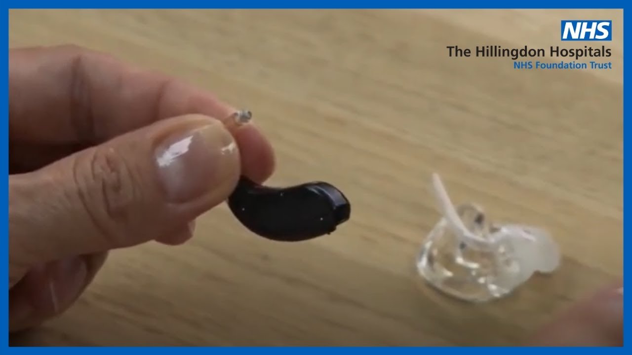 How to clean BTE hearing aid with ear mould