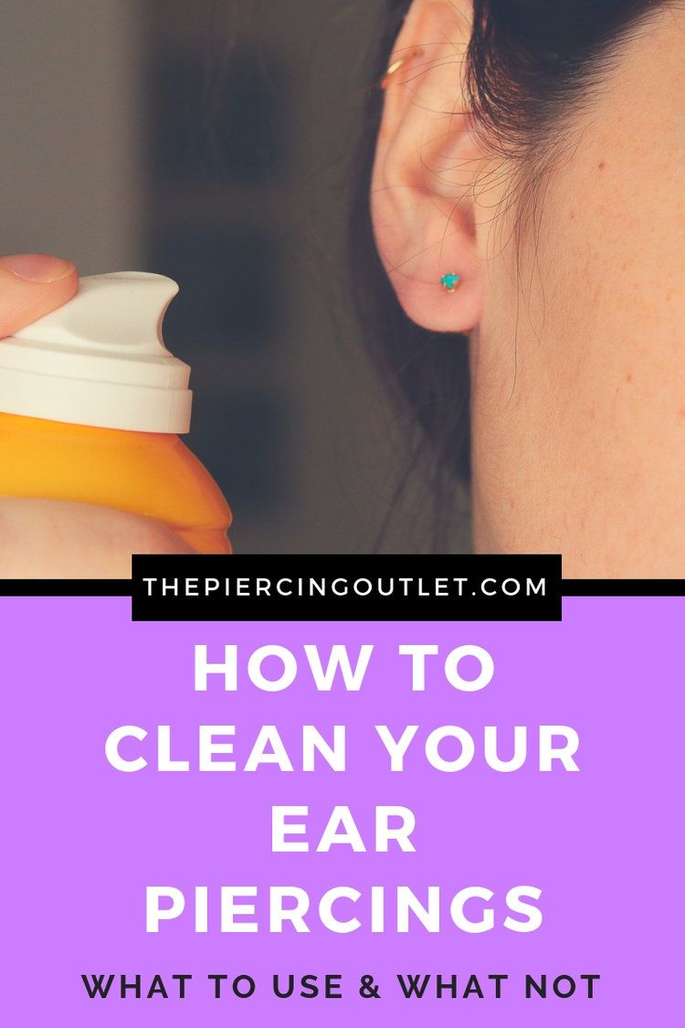 How to Clean Your New Piercings! What are the best ...