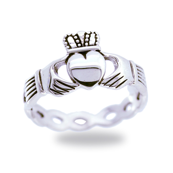 How to wear a Claddagh Ring and the story behind it.