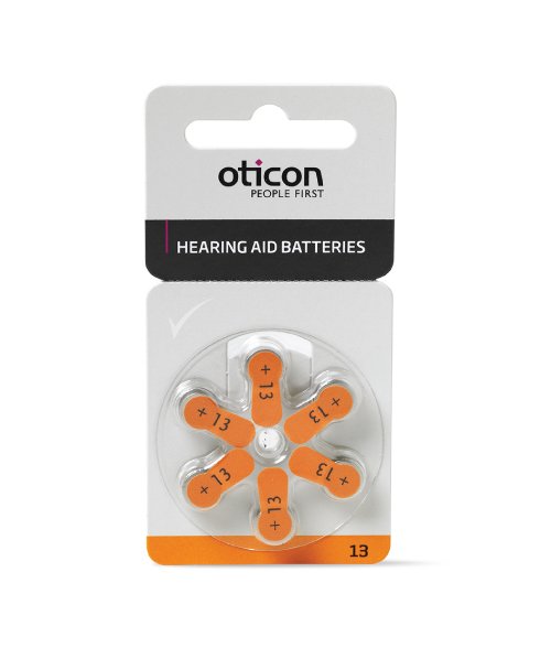 NEW Oticon Hearing Aid Batteries size 13 from Hearing Savers