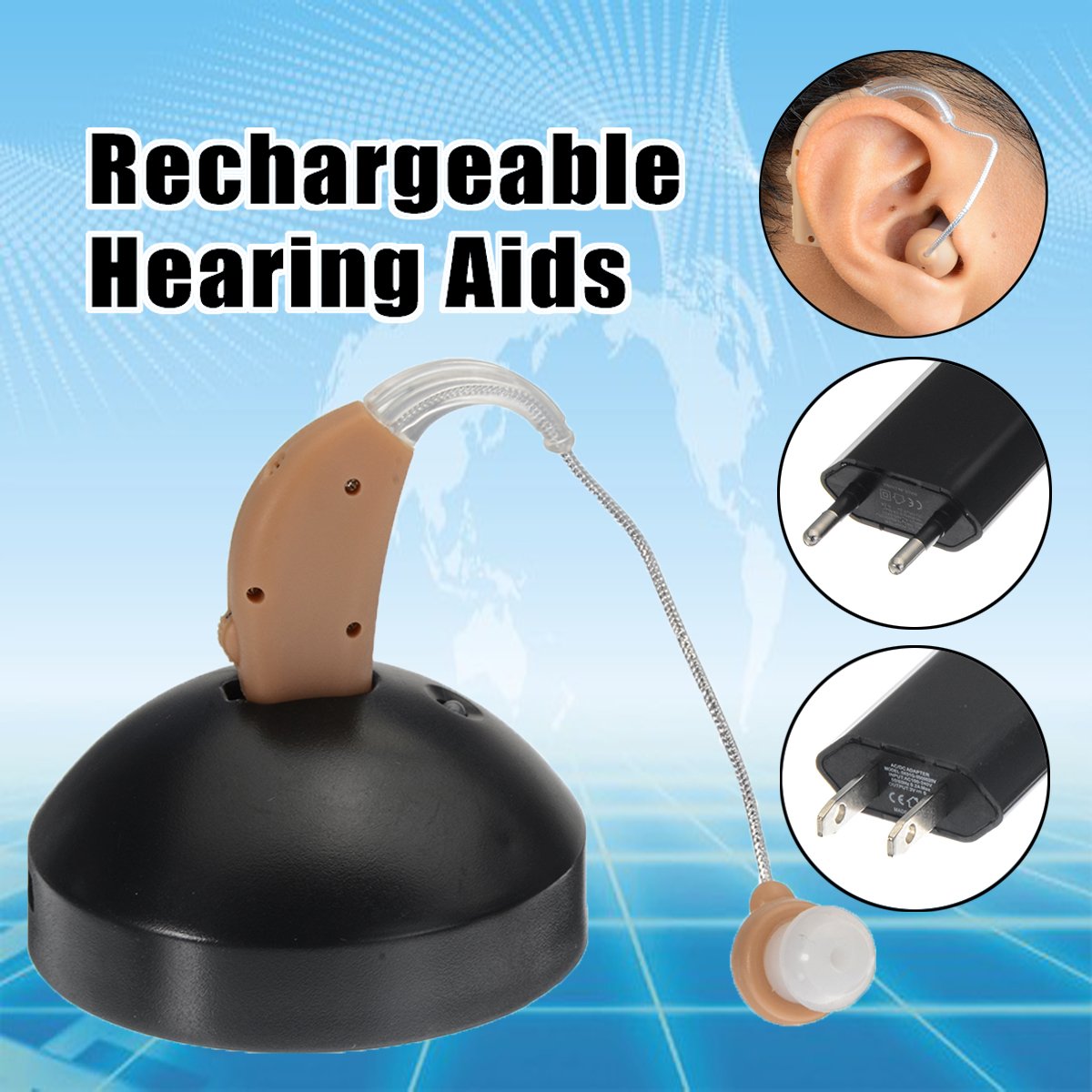 Rechargeable Hearing Aids Personal (end 11/27/2020 2:15 PM)