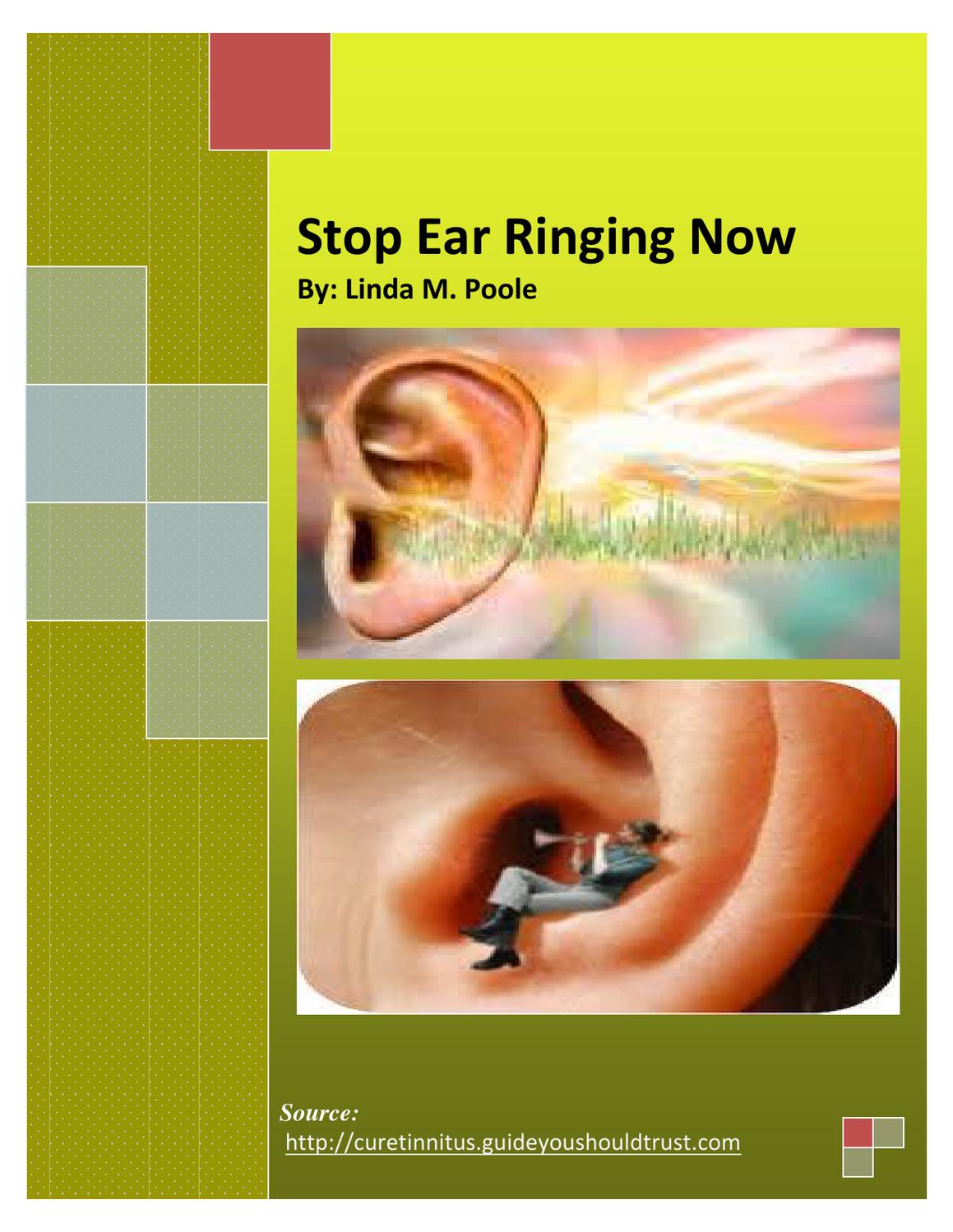 Stop Ear Ringing Now by Lucia Kimberly
