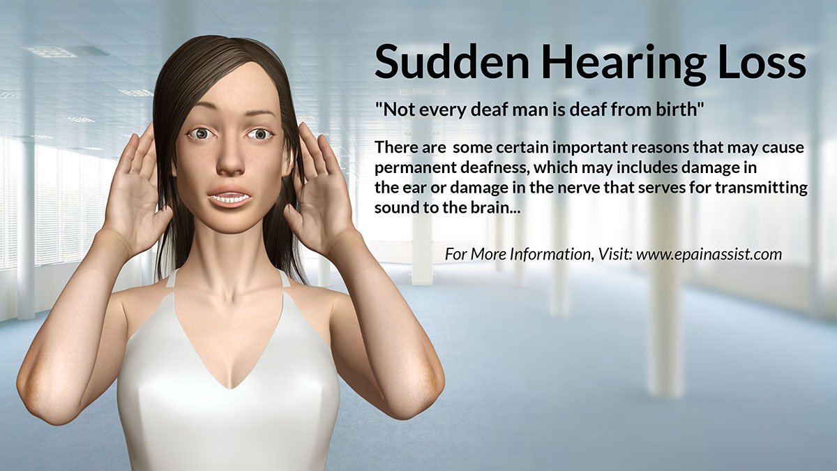 Sudden Hearing Loss: Treatment, Prevention, Causes, Diagnosis