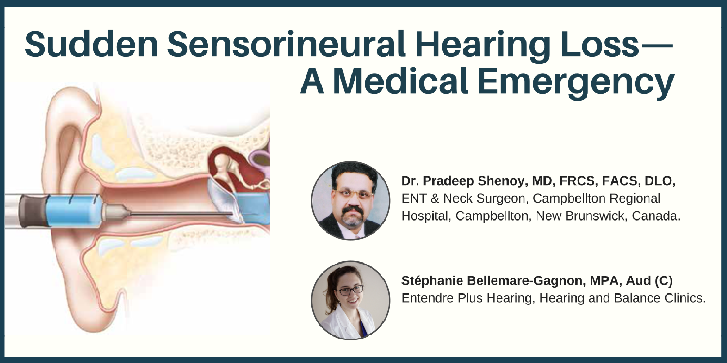 Sudden Sensorineural Hearing LossA Medical Emergency ...