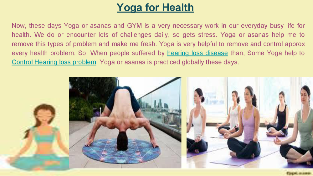 Yoga or Asana_ Can Help to Recover Hearing Loss_